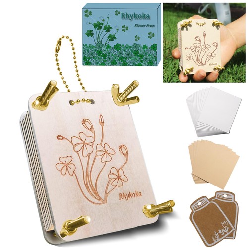 Mini pocket flower press - flower,