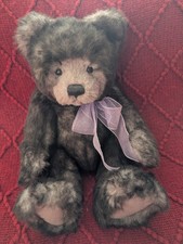 Owen Ltd Ed 190/300 Lavender Bears With A Charlie Bears Sewn In Tag - Very Rare
