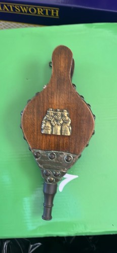 Wood leather metal fireplace - wood,