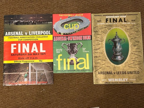 Arsenal final programmes - 3,