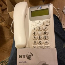 BT PHONE CALLER DISPLAY WHITE