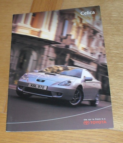 Toyota celica coupe brochure - toyota,