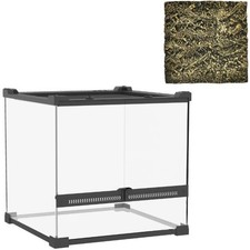 PawHut Glass Terrarium Reptile