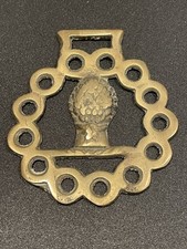 Brass Horse Medallion Cone or