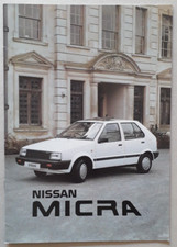 Nissan Micra Brochure 1988 -
