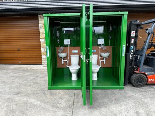Multec portable double toilet - portable,
