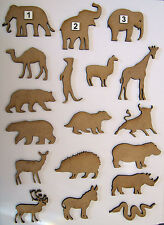 MDF Wooden Animal, cut out shapes, craft making, decoration, embellishment VOL 1