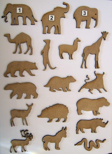 Mdf wooden animal cut - animal,, out