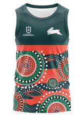 RUGBY MEN's NRL TANK SOUTH SYDNEY RABBIT VEST JERSEY S-5XL
