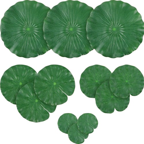 Pack artificial lily pads - 12,