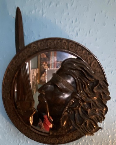 Bronze round wall - wall, mirror