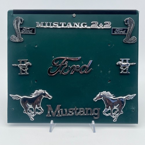 Ford mustang badges display - ford,