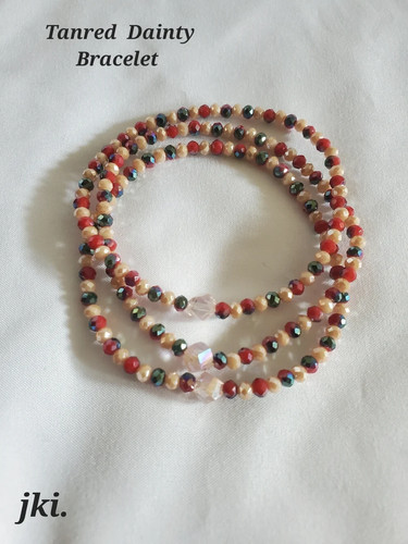 Tanred dainty beaded bracelet - tanred,