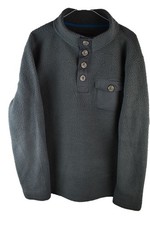 WEIRD FISH Grey Fleece Jumper size L Mens Pullover Casual Outdoors Outerwear