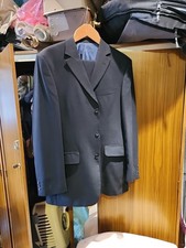 Marks & Spencer Men's Navy Wool/ Polyester Suit 38 In Chest 2 Piece