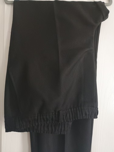 Mens smart black - smart, trousers