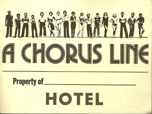 Chorus line 1970 tour - a,