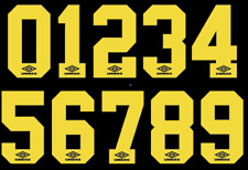 Felt UMBRO (cut-in) Football Shirt Soccer Numbers Print Football Vintage 1990's