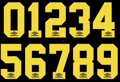Felt umbro football - felt, (cut-in)