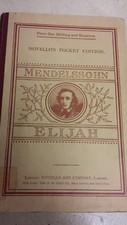 Mendelssohn: Elijah: Pocket