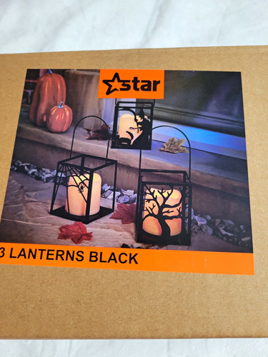 Star black set - of, lantern