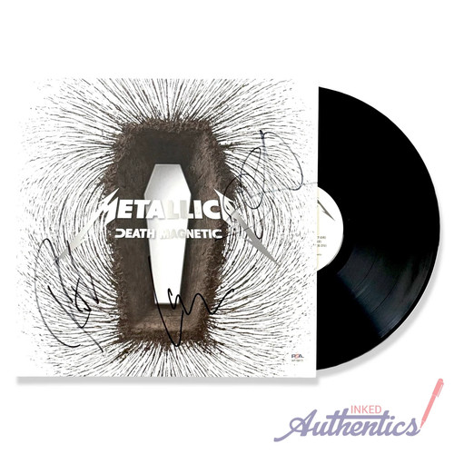 Metallica signed autographed - metallica,