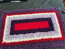 Handmade proggy proddy mat