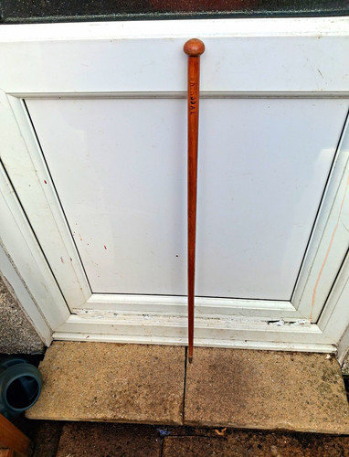 Vintage wooden swagger stick - swagger,