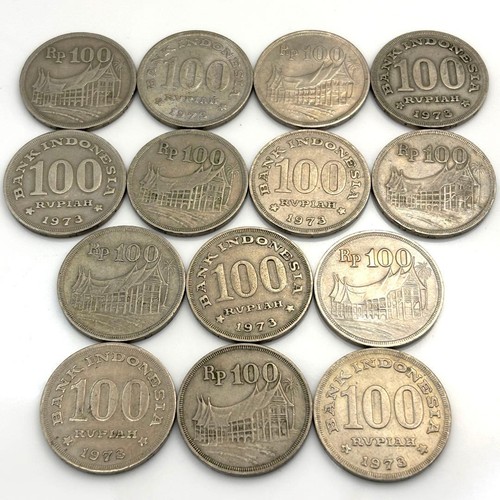 Indonesia 100 rupiah coins - 100,