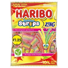 HARIBO Rainbow Strips Zing