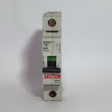 SECTOR 40 AMP CURVE B 6kA MCB