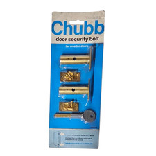 Chubb door mortice bolt set 8002/M with Key New, Old Stock