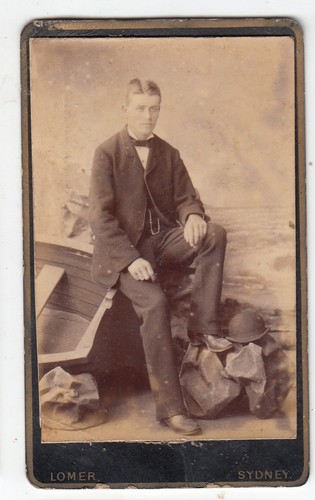 Cdv photograph young man - photograph,