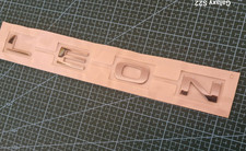 New Genuine Seat Leon CAR BADGE LOGO CHROME MK2 Boot FIT Badge 1P0853687 739