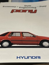 The Hyundai Pony Range Car