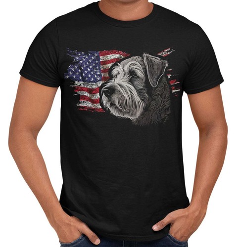 Patriotic soft coated wheaten - patriotic,