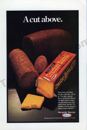 1978 kraft cracker barrel - cracker,