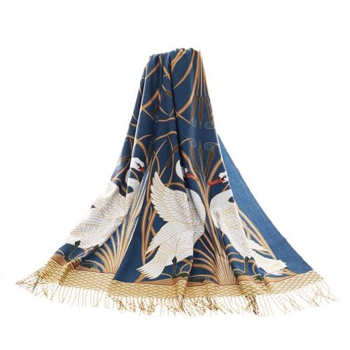 Womens swan pashmina - swan,