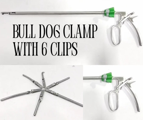 Laparoscopic bulldog clamp - bulldog,