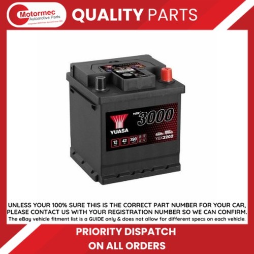 Yuasa ybx3202 12v 42ah - 12v,