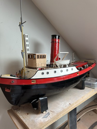 Model tug boat fibreglass - tug,
