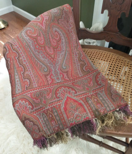 Antique victorian jacquard - antique,