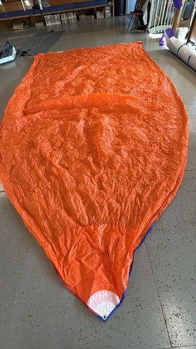 Orange spinnaker luff - orange, luff/leech