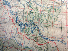 WW1 SALONICA FRONT TRENCH MAP