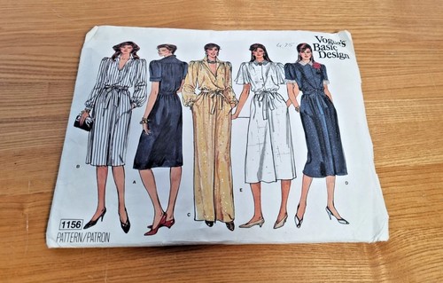 Vogue sewing pattern 1156 - ,
