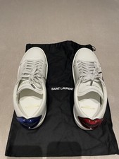 SAINT LAURENT white leather