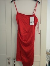 BNWT zara red satin dress