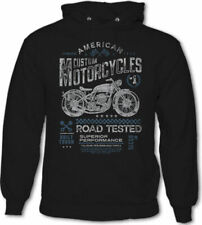 American Custom Motorcycles Mens Hoodie Biker Victory Motorbike Bike