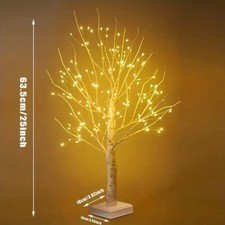 LED Twig Birch Table Tree