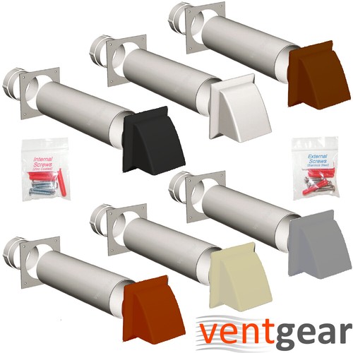 100mm round cowl - 100mm,